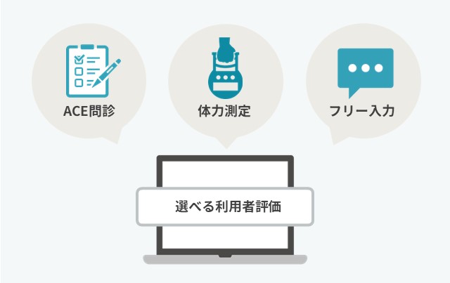 選べる利用者評価